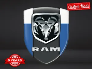 Dodge Custom Domes Sticker Exklusiver Look Edle Domes